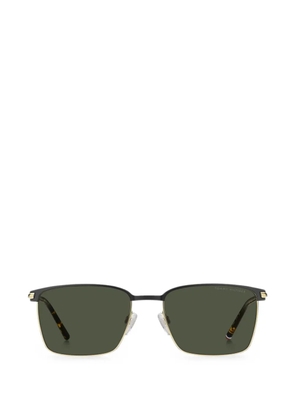Tommy Hilfiger Preppy square-frame sunglasses - Black