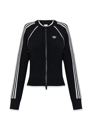 adidas cardigan with detachable hood - Black