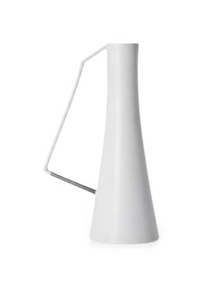 Domeniconi geometric side-handle jug vase - White