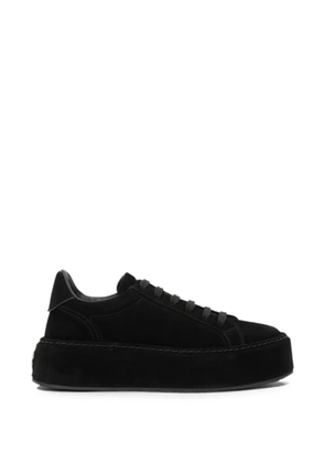 Casadei Renna suede platform sneakers - Black