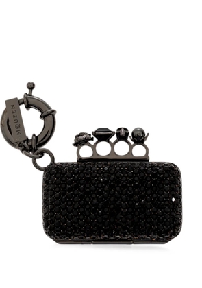 Alexander McQueen Knuckle Clutch Charm bag charm - Black
