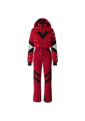 Mackage Satory-Glo colour-block ski suit - Red
