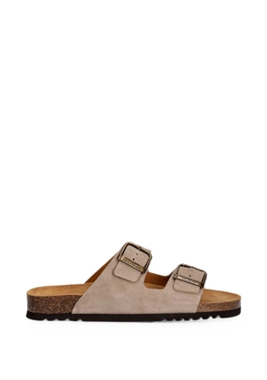 Scholl Arizona double-strap buckle sandals - Neutrals