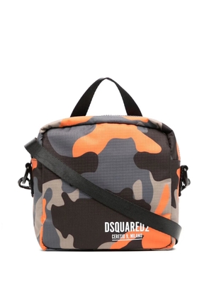 DSQUARED2 camouflage-print messenger bag - Multicolour