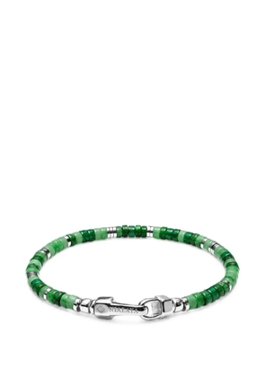 Nialaya Jewelry logo-engraved bracelet - Green