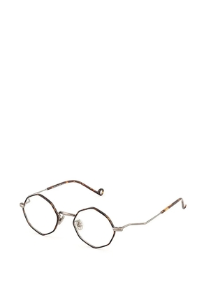 Eyepetizer Sierra geometric-frame glasses - Brown