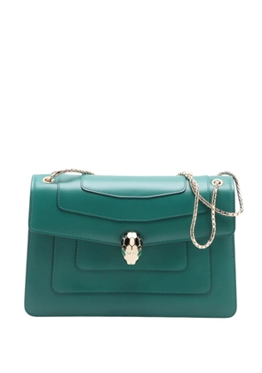 Bvlgari Pre-Owned 2010-2026 Medium Calfskin Serpenti Forever shoulder bag - Green