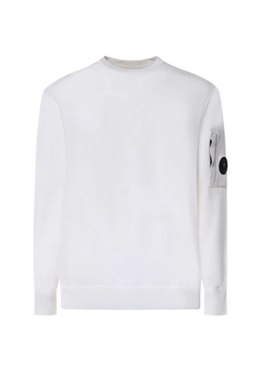 C.P. Company Lens-detail pocket sweater - White