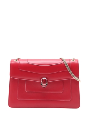 Bvlgari Pre-Owned 2010-2026 Medium Calfskin Serpenti Forever shoulder bag - Red