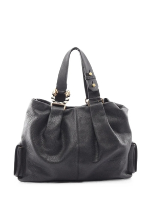 Bvlgari Pre-Owned 2010s Leoni pebbled tote bag - Black