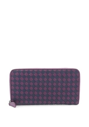 Bottega Veneta Pre-Owned 2010s Intrecciato wallet - Purple