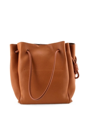 Loewe Pre-Owned Flamenco Knot Leather Large tote bag - Brown