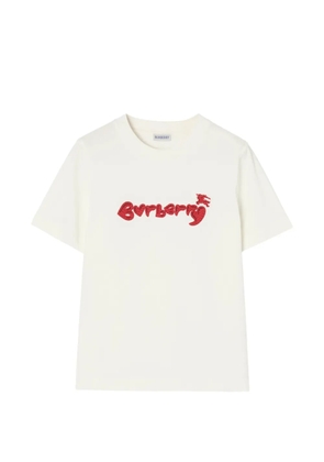 Burberry heart logo cotton T-shirt - White
