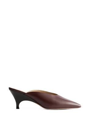 Le Monde Beryl Petra pointed-toe mules - Red