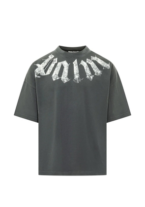 Palm Angels Big Neck Logo T-shirt - Grey