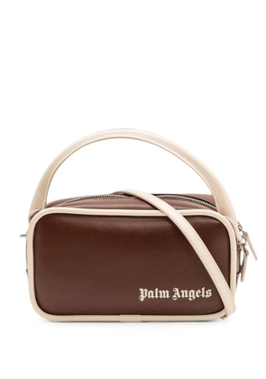 Palm Angels logo crossbody bag - Brown