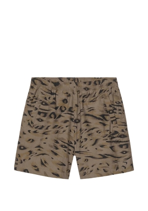 Carhartt WIP leopard-print Travon shorts - Green