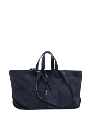 A.P.C. Le Drummer suede shoulder bag - Blue