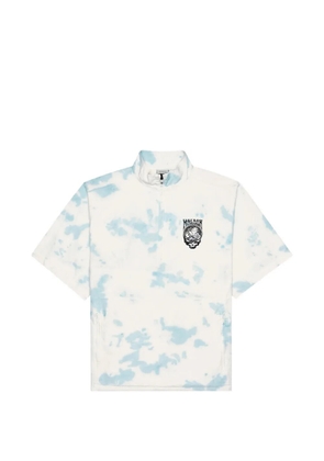 Malbon Golf Pine Reflection tie-dye graphic-print windshirt - White