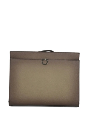 Ferragamo Gancini pouch - Green