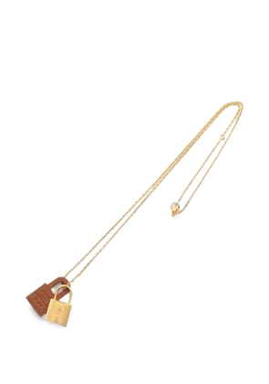 Hermès Pre-Owned 2019 O'Kelly padlock necklace - Gold