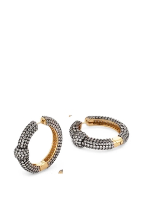 Poche Paris Harmony crystal hoop earrings - Gold
