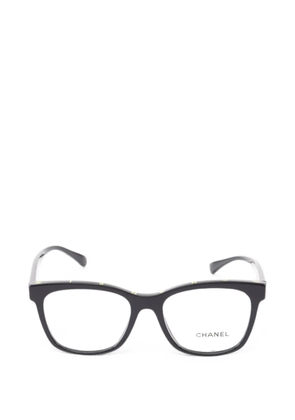 CHANEL Pre-Owned 1986-1988 square-frame glasses - Black