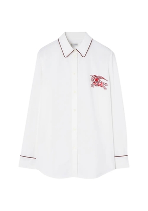 Burberry classic fit Heart Knight cotton shirt - White
