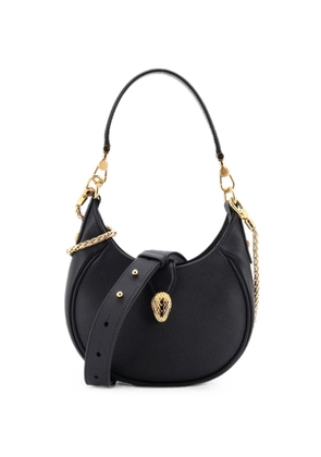 Bvlgari Pre-Owned Serpenti Ellipse Crossbody Bag Leather Mini shoulder bag - Black