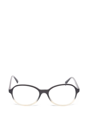CHANEL Pre-Owned 1986-1988 Coco Mark glasses - Black