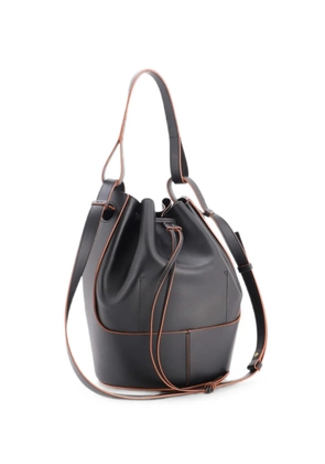 Loewe Pre-Owned Balloon Leather Small bucket bag - Black