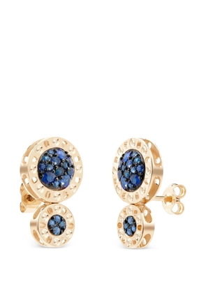 Officina Bernardi Senzatempo Essence sapphire earrings - Gold