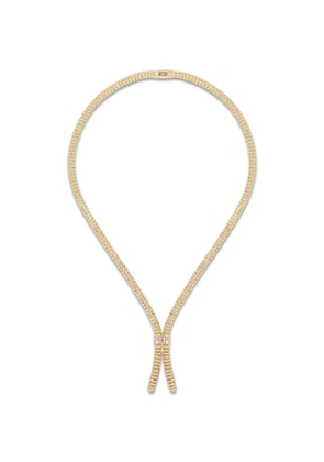 Officina Bernardi Enigma Y diamond necklace - Gold