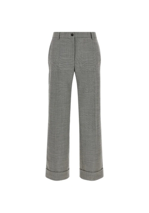 Alberto Biani Charlie turn-up trousers - Grey