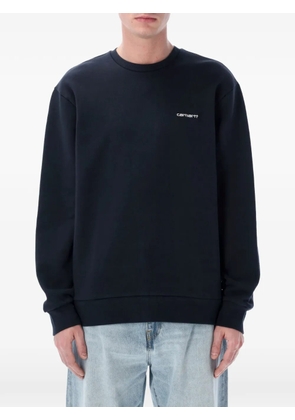 Carhartt WIP Script logo-embroidered sweatshirt - Blue