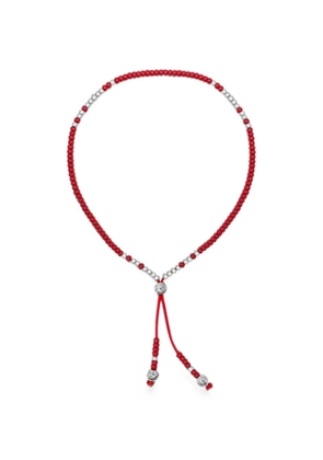 Nialaya Jewelry beaded drawstring bracelets - Red