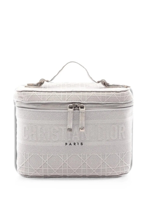 Christian Dior Pre-Owned 2000s Cannage DiorTravel make up bag - Grey