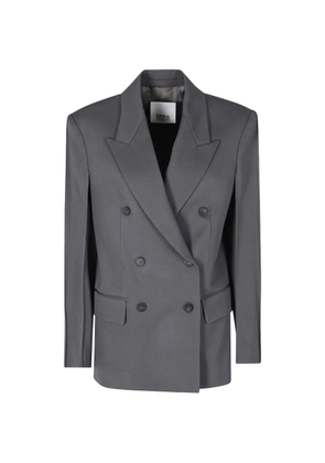 Erika Cavallini double-breasted blazer - Grey