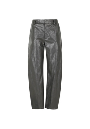 Federica Tosi crinkled-effect trousers - Grey
