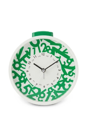 Domeniconi circular-shape table clock - White