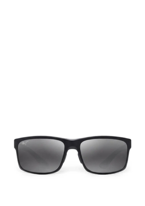 Maui Jim Pokowai Arch rectangle-frame sunglasses - Black