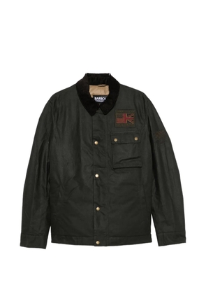 Barbour Steve McQueen logo-patch padded +jacket - Green