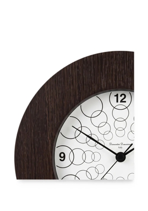 Domeniconi round-shape wall clock - Brown