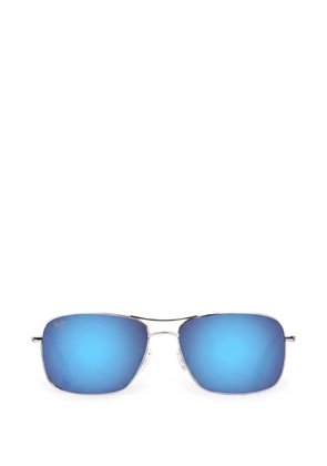 Maui Jim Wiki Wiki square-frame sunglasses - Silver