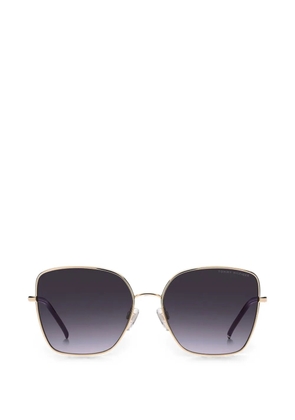 Tommy Hilfiger monogram cat-eye frame sunglasses - Gold