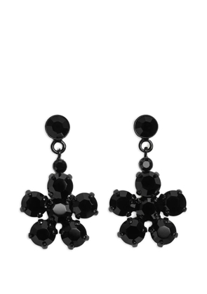 Simone Rocha mini Daisy drop earrings - Black