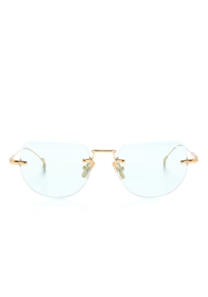 Eyepetizer Drive rimless sunglasses - Gold