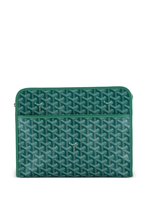 Goyard Pre-Owned Jouvence Toiletry Coated Canvas GM pouch - Green