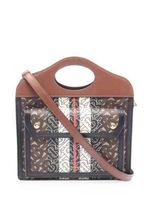 Burberry Pre-Owned 2010s mini Pocket monogram handbag - Brown