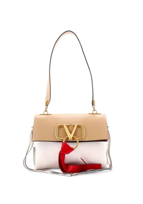 Valentino Garavani Pre-Owned VRing Leather Small shoulder bag - Neutrals